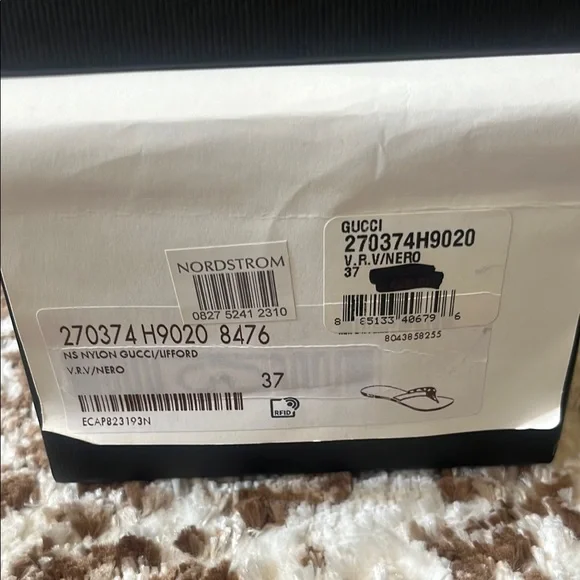 Women’s GG Gucci Black Flip Flops with Signature Straps - Picture 15 of 15